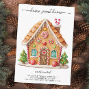 Search for new house holiday cards Watercolor