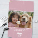 Search for fun golf towels Pink