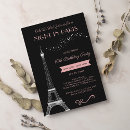 Search for night in paris invitations Chic