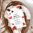 Search for ladybug baby shower invitations Floral