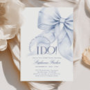 Search for bow bridal shower invitations Elegant