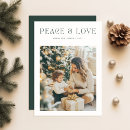 Search for peace christmas cards Green