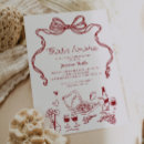Search for whimsical bridal shower invitations Red