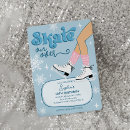 Search for ice skating birthday invitations Winter birthday party