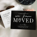 Search for change of address postcards We have moved