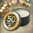 Search for 50th anniversary favors Black and gold