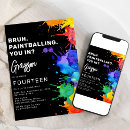 Search for paintball invitations Boys