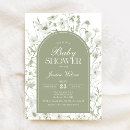 Search for sage baby shower invitations Elegant