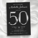 Search for black and silver invitations Milestone