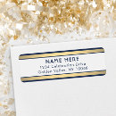 Search for navy blue return address labels Chic
