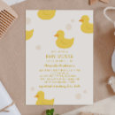 Search for baby bath invitations Duckling