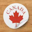 Search for canada stickers Red and white