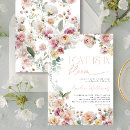 Search for peach bridal shower invitations Watercolor floral