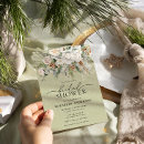 Search for winter bridal shower invitations Evergreen