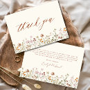 Search for baby in bloom thank you cards Wildflower baby shower