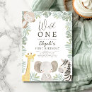 Search for monkey 1st birthday invitations Jungle