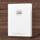 Search for logo presentation folders Black and white