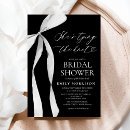Search for ribbon bridal shower invitations Coquette