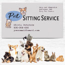 Search for pet sitting business cards Animal care