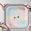 Search for blue and white rabbit plates Elegant