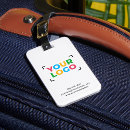 Search for branded luggage tags White