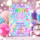 Search for 12th birthday invitations Twelve is a vibe