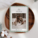 Search for green plaid christmas cards Retro