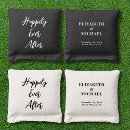 Search for engagement cornhole party sets Bride and groom