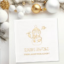 Search for snowman napkins Seasons greetings