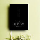 Search for black and white save the dates Trendy
