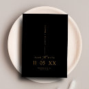Search for black copper invitations Simple