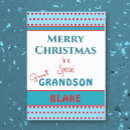 Search for grandson christmas cards Boy
