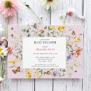 Search for parents to bee baby shower invitations Wildflowers