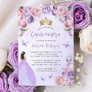 Search for pink dress quinceanera invitations Butterflies