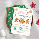 Search for cookie birthday invitations Gingerbread
