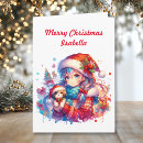 Search for anime christmas cards Coloring page