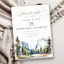 Search for national park save the dates Watercolor