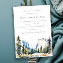 Search for yosemite invitations Simple minimal
