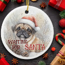 Search for pug ornaments Puppy
