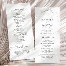 Search for simple wedding programs Order of events