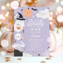 Search for halloween 1st birthday invitations Ghost birthday party