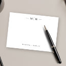 Search for couple note cards Monogrammed