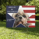 Search for presidential outdoor signs Red white blue