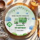 Search for truck paper plates Garbage truck birthday