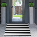 Search for black and white stripes doormats Elegant