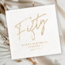 Search for 50th birthday napkins Script