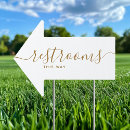 Search for restroom wedding signs Elegant