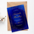 Search for cobalt blue wedding invitations Romantic stylish and chic
