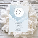 Search for heaven sent baby shower invitations Clouds