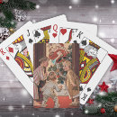 Search for santa claus playing cards Vintage